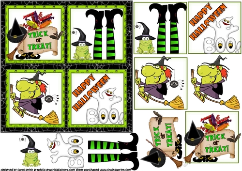 6x6 Halloween trick or treat