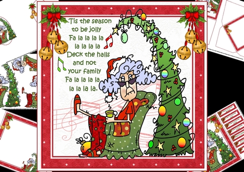 8x8 Stella decks the halls mini kit