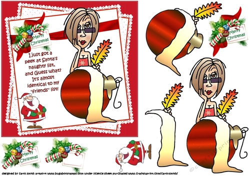 6x6 JJ and Santas naughty list