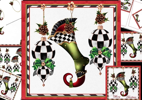 8x8 The Christmas baubles mini kit 3
