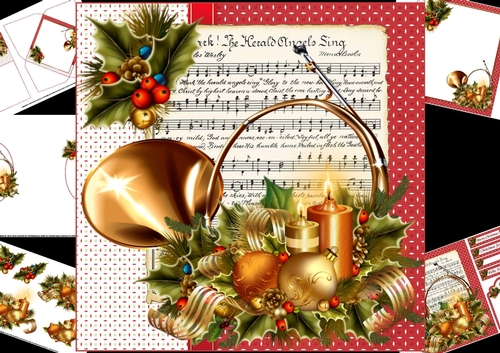8x8 Musical Christmas Horn mini kit