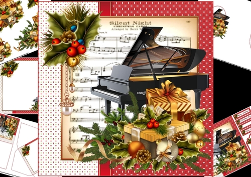 8x8 Musical Christmas Piano mini kit