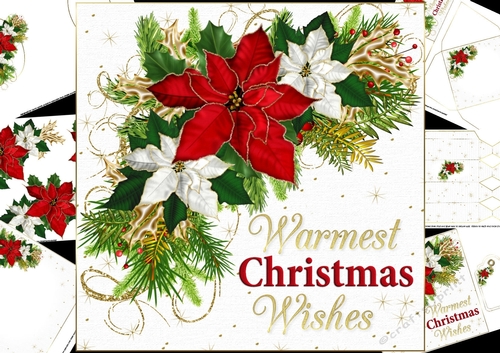 8x8 Warmest Christmas wishes mini kit