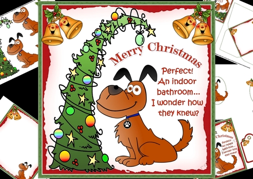 8x8 Doggy perfect Christmas 2 mini kit
