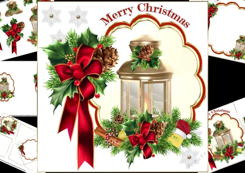 8x8 The Christmas candle mini kit