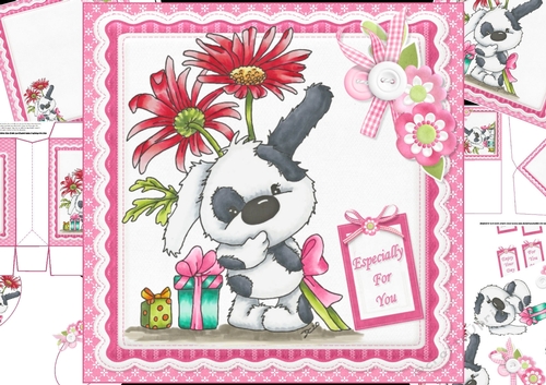 8x8 especially for you cute puppy mini kit