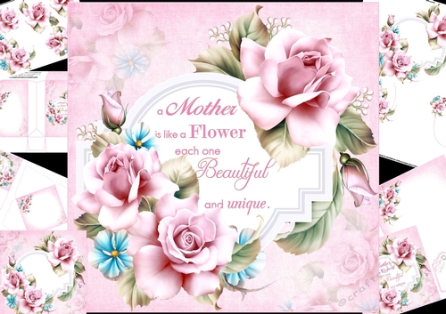 8x8 Cool roses for mother mini kit