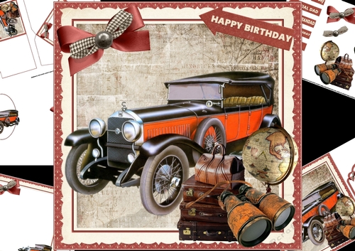 8x8 Vintage car ride mini kit 1