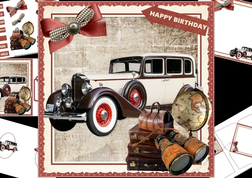 8x8 Vintage car ride mini kit 2
