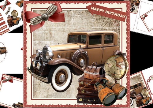 8x8 Vintage car ride mini kit 3