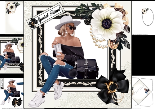 8x8 sophistication in jeans mini kit
