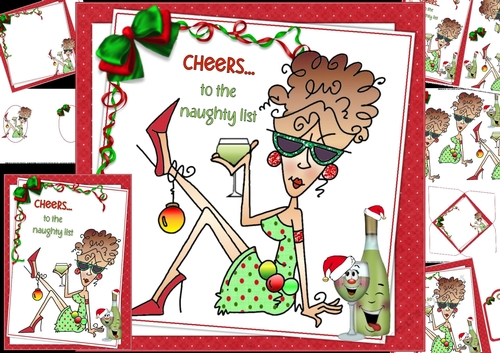 Rita and the naughty list 8x8 & A5 mini kit
