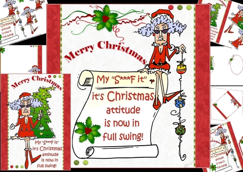 Stella in Christmas mode 8x8 & A5 mini kit