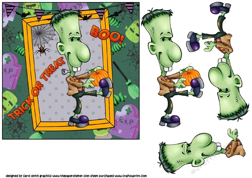 Trick or treat Halloween monsters 1