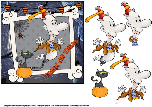 Trick or treat Halloween monsters  2