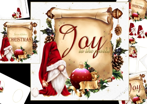 8x8 Joy to the world mini kit