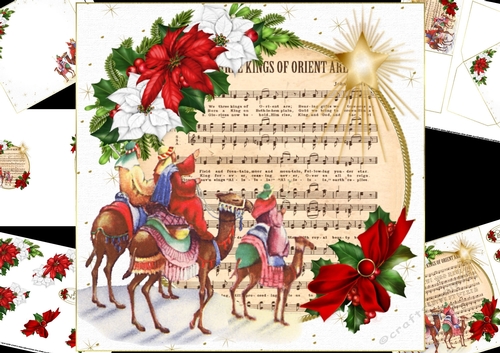 8x8 We three kings mini kit