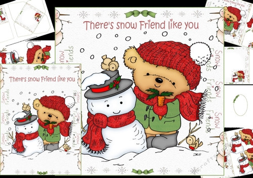 Theres snow friend like you 8x8 & A5 mini kit