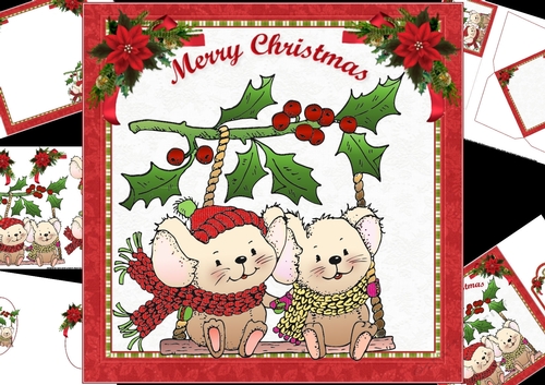 8x8 Christmas pals mini kit