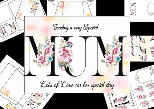 Special mum A5 mothers day or birthday mini kit