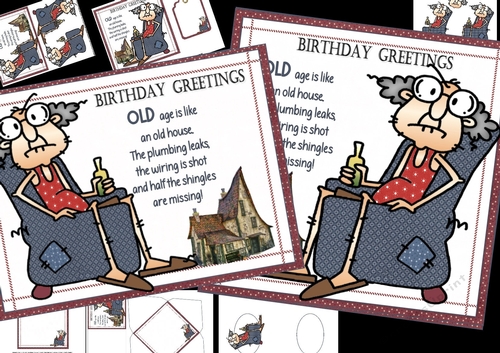 Gus old age and old houses 7x7 & A5 mini kit