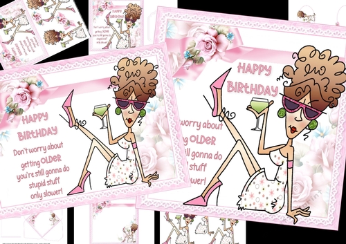 Rita dont worry about getting older 7x7 & A5 mini kit