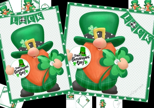 Happy Shenanigans Day 7x7 & A5 mini kit