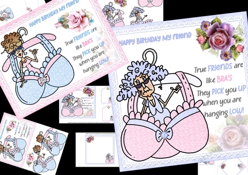 Friends and bras choice of Stella or Rita mini kit