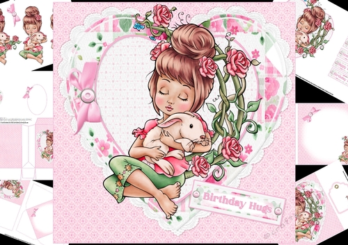 8x8 Special cuddles birthday wishes mini kit