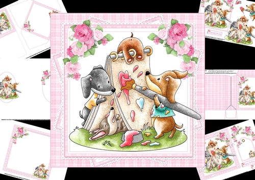 7x7 Pawsitively fabulous wishes mini kit