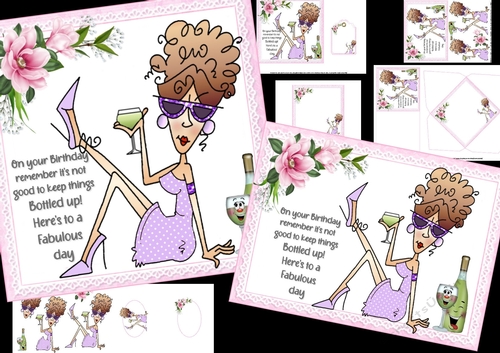 Rita about keeping things bottled up 7x7 & A5 mini kit