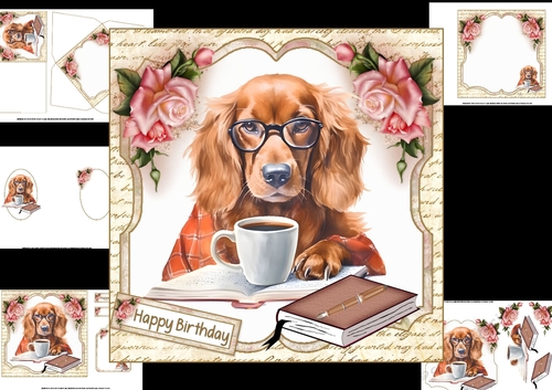 7x7 Tea and a good book mini kit