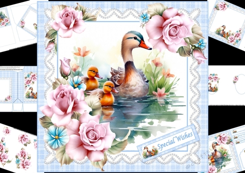 8x8 Its a ducks life 2 mini kit 