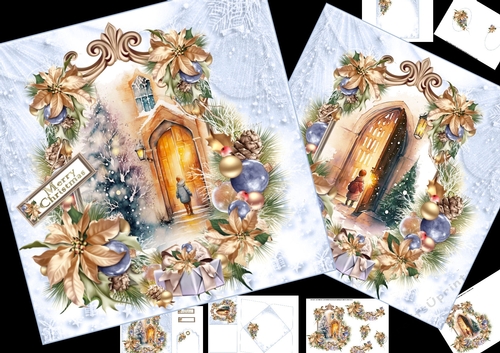7x7 The Christmas visitor choice of two mini kit