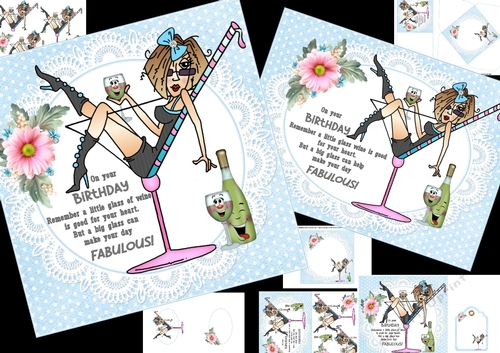 Rita knows have to have a fabulous birthday 7x7 & A5 mini kit