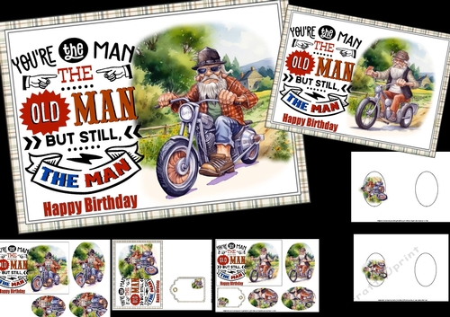 Youre the man choice of two toppers mini kit