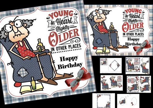 Young at heart 7x7 & A5 mens mini kit