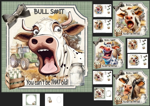 7x7 Holy cow male choice of four mini kit
