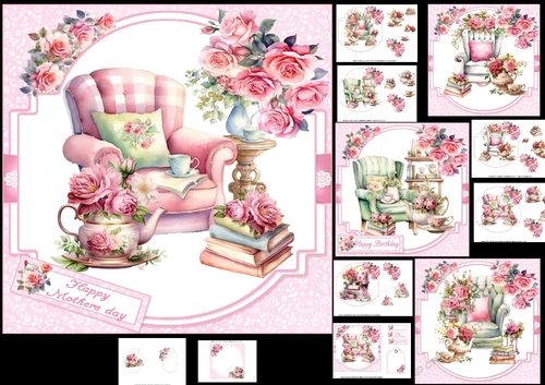 7x7 Time to sit relax enjoy choice of four mini kit
