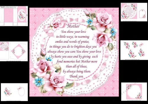 7x7 A beautiful verse for mother mini kit