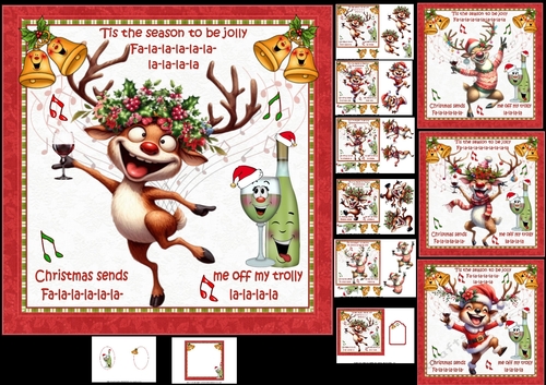 7x7 Reindeer games choice of four mini kit
