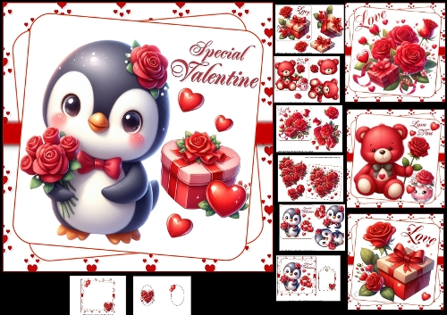 7x7 Roses for a special person choice of four mini kit