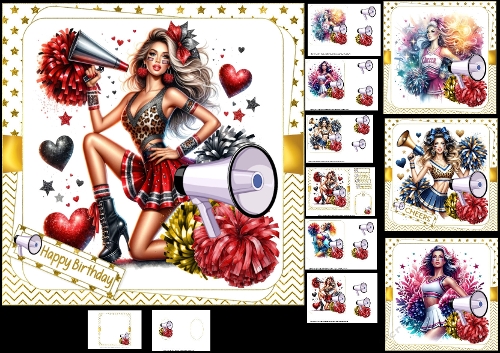 7x7 Cheerleader birthday wishes
