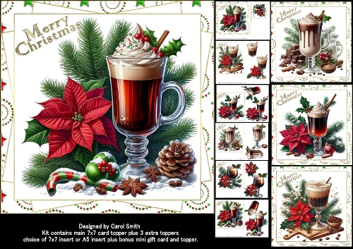 cup1379761_1209 - 7x7 Irish coffee Christmas choice of four mini kit