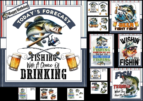 cup1386243_1209 - Just a fish story 7x7 & A5 mini kit
