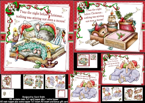 Image of cup1393710_1209 - The Christmas mouse 7x7 & A5 mini kit