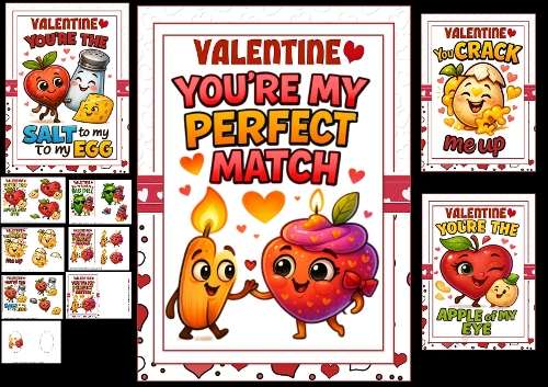 cup1416556_1209 - A5 My funny Valentine choice of four mini kit