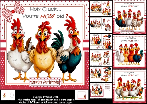 7x7 Holy cluck choice of four mini kit