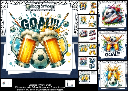 7x7 Football forever choice of four mini kit