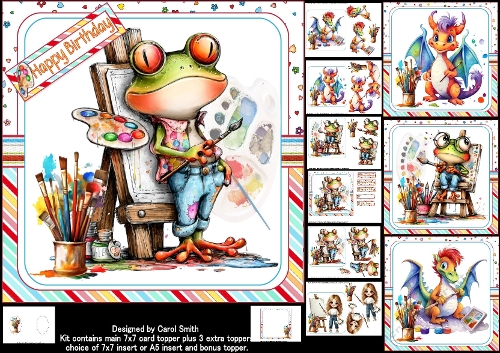 cup1431178_1209 - 7x7 The Quirky artist choice of four mini kit
